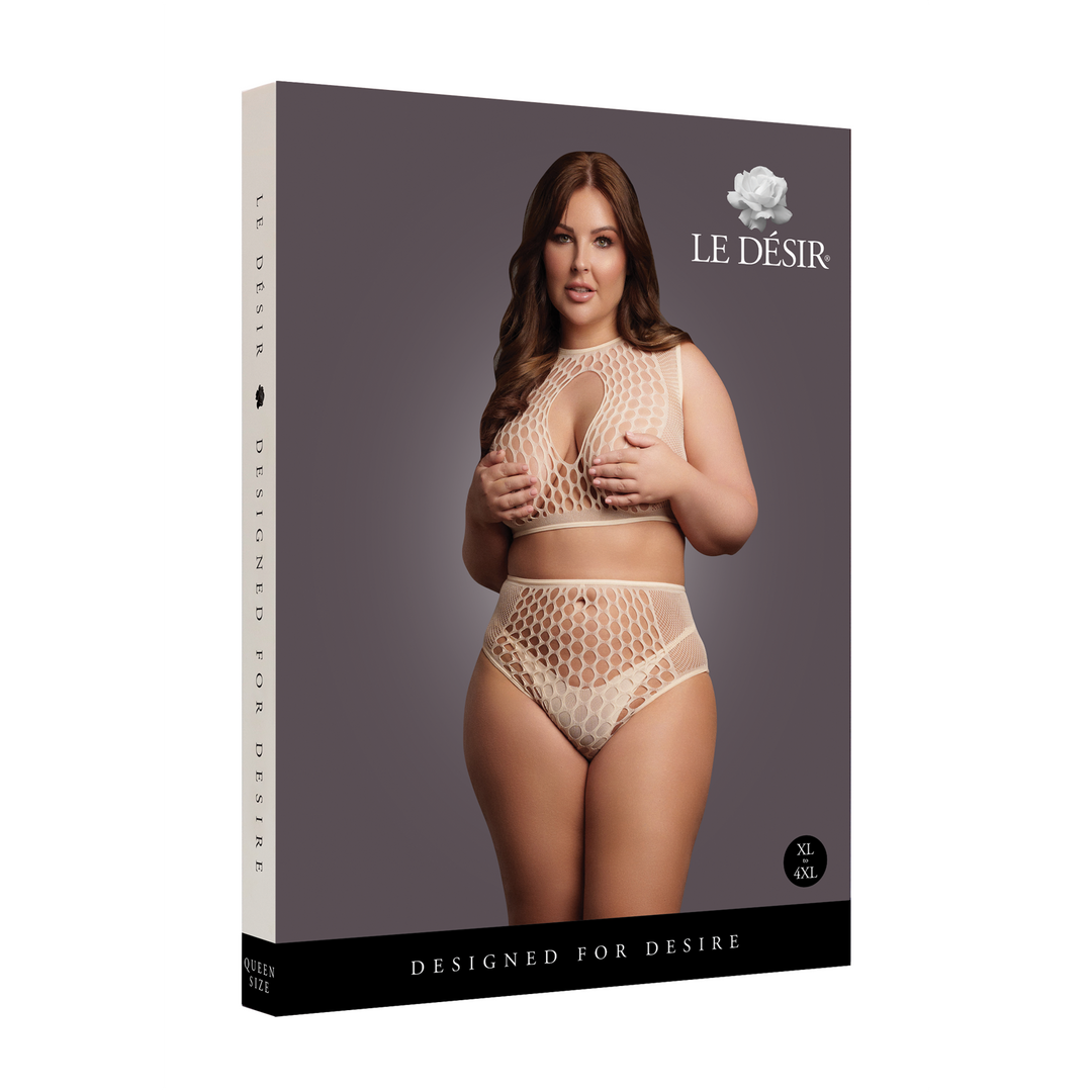 Duo Net Sleutelgat Beha Set Dames Xl-4Xl | Stoer & Comfortabel