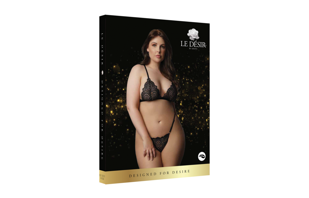Magisches Samt-Spitzen-Lingerie-Set in großen Größen – luxuriös & sexy