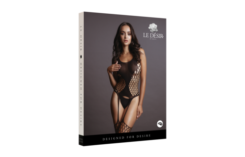 Fishnet Suspender Bodystocking Plus Size - Sexy & Comfortable