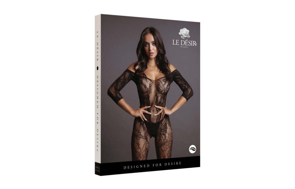 Lace Bodystocking With Sleeves - Stylish & Comfortable XL