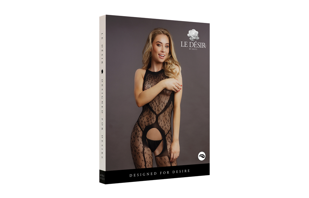 Leopard-Bodystocking ohne Schritt - Einheitsgröße