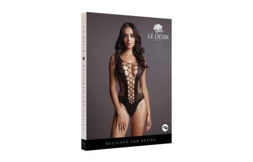 Contrast Mesh Teddy – Sexy, Stretchy & Comfortable Black