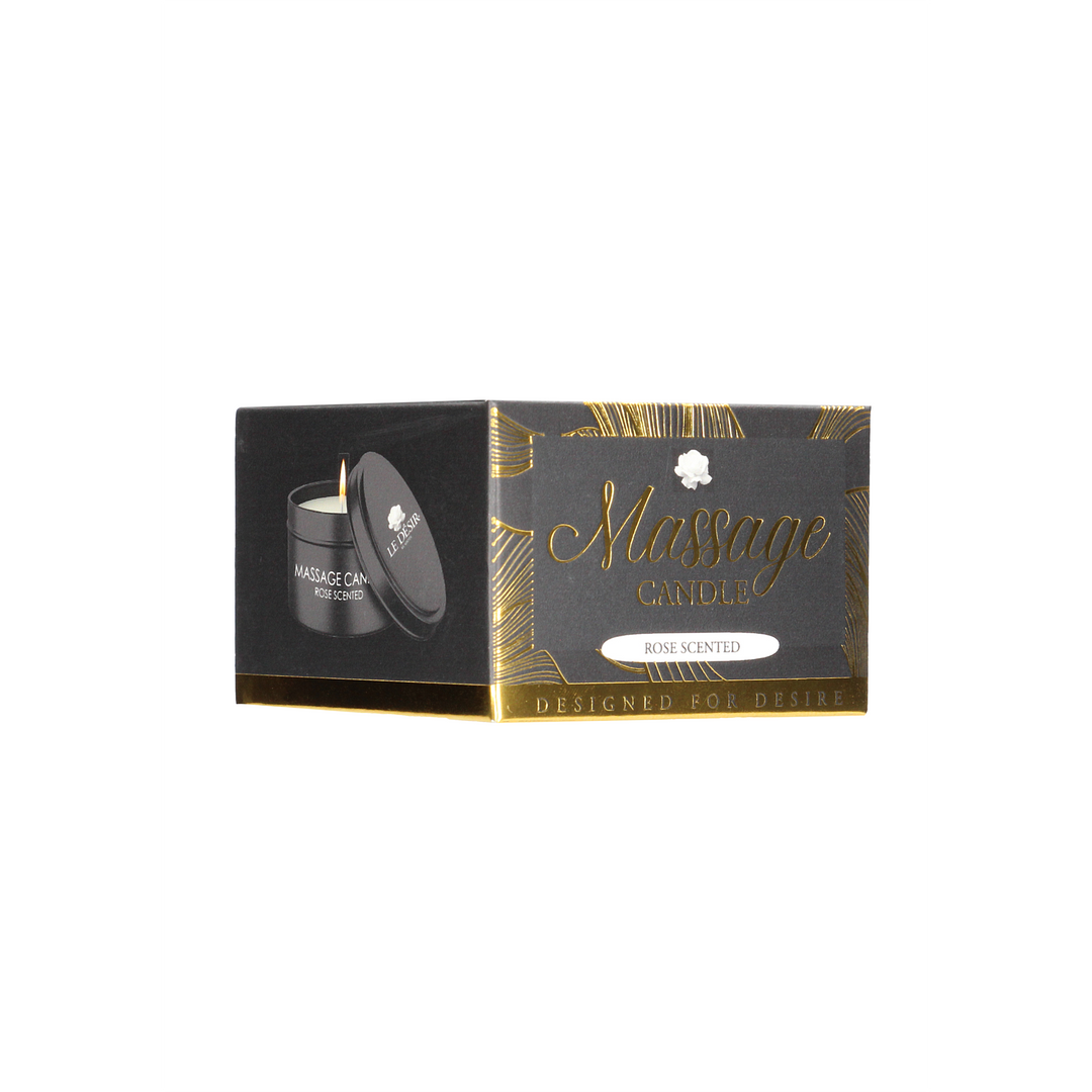 Erotische Massage Kerze - Rose duftend
