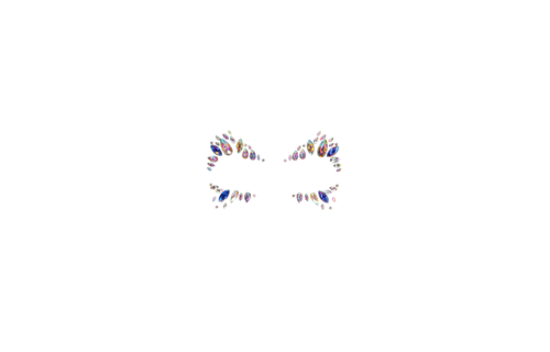 Dazzling Eye Sparkle Bling Sticker