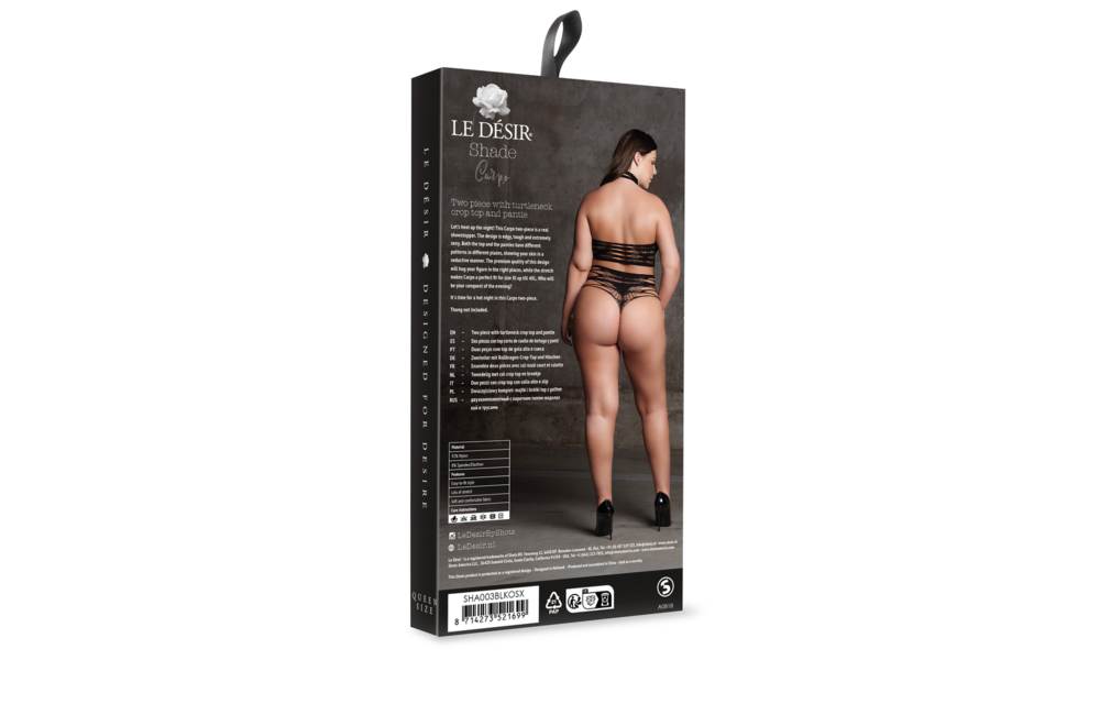 Carpo XLVI Body mit Rollkragen – Große Größe & verführerische Passform