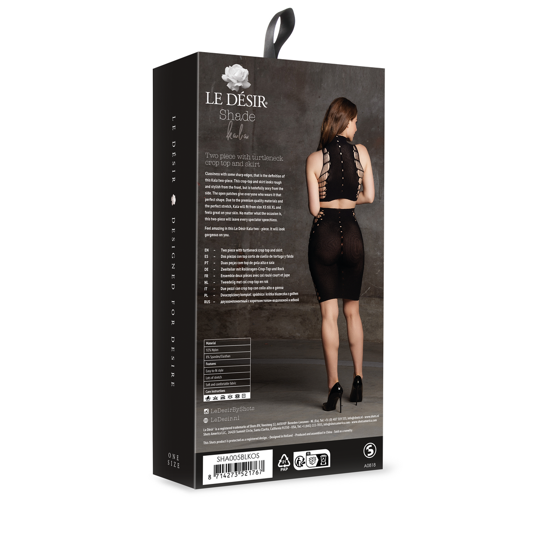 Kala Xxxvii Zweiteiliges schwarzes Set | Sexy & stilvoll Einheitsgröße