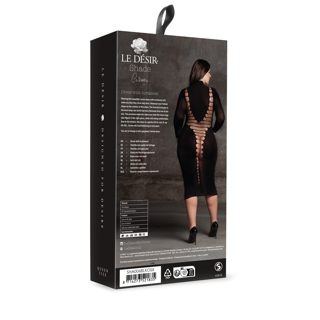 Carme Xi Jurk Met Coltrui – Grote Maat Xxl+ | Le Désir