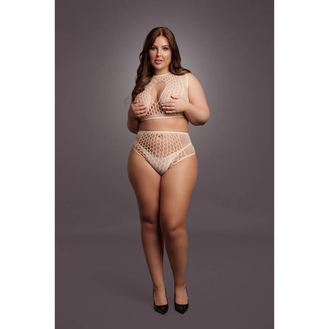 Duo Net Keyhole BH-Set Damen XL-4XL | Cool & bequem