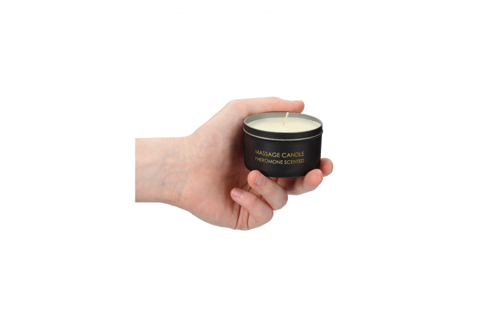 Erotic Massage Candle with Pheromone Scent for a Passionate Evening
