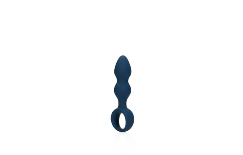 Teardrop Shaped Anal Plug - Small - Baltic Blue