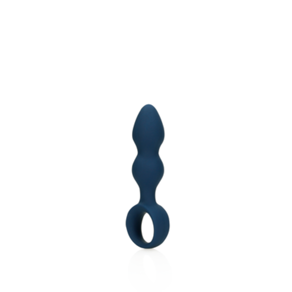 Teardrop Anal Plug Small 13.2 cm - Baltic Blue Silicone