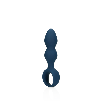 Teardrop Shaped Anal Plug - Medium - Ostseeblau