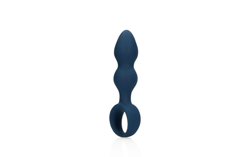 Teardrop Shaped Anal Plug - Large - Baltic Blue