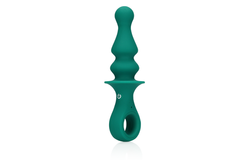 Pawn Shaped Anal Vibrator - Peacock Plume