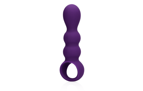 Teardrop Shaped Anal Vibrator - Klar Lila
