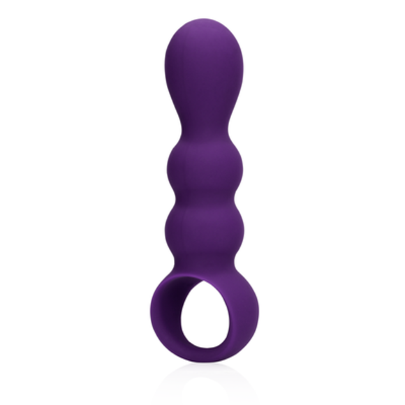 Teardrop Shaped Anal Vibrator - Klar Lila