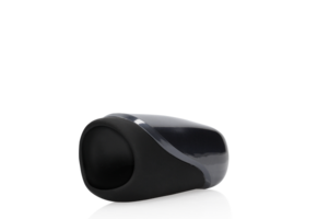 Vibrating Masturbator Sleeve - Licorice Black