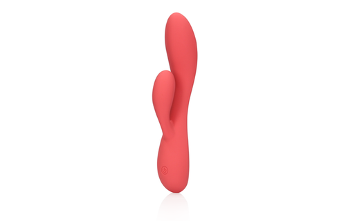 Smooth Ultra Soft Silicone Rabbit Vibrator - Astro Dust