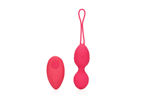 Vibrating Egg With Remote Control - Strawberry Red