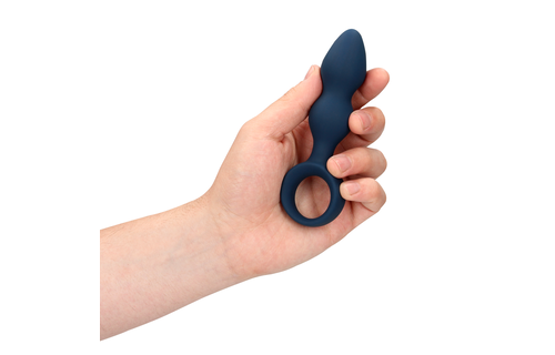 Teardrop Shaped Anal Plug - Klein - Baltic Blue