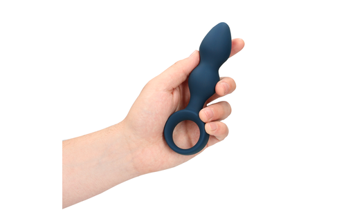 Teardrop Analplug Medium 15,4 cm – Baltisches Blau Silikon