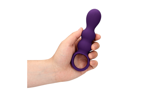 Teardrop Anaal Vibrator - Helder Paars