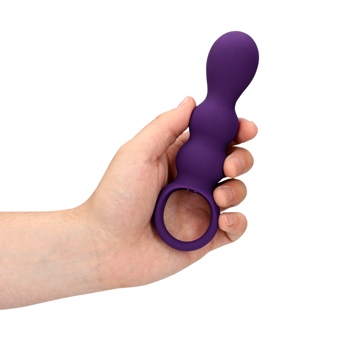 Teardrop Anaal Vibrator - Helder Paars