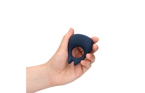 Vibrierender Cockring Mit Spitze - Baltic Blue