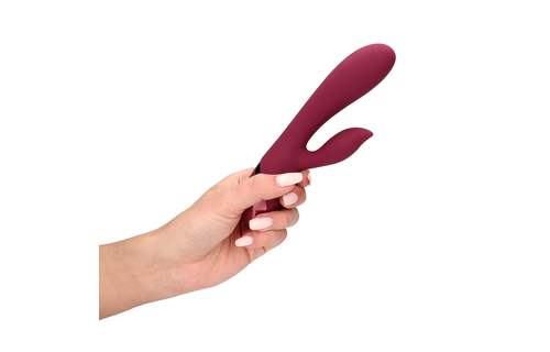 Glatter Silikon-Rabbit-Vibrator Rot – Intensives Vergnügen