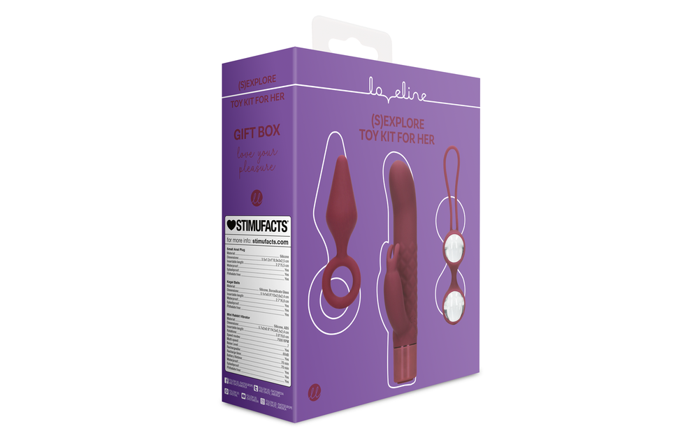 (S)Explore Spielzeugset Dark Cherry – Verführerische Toys