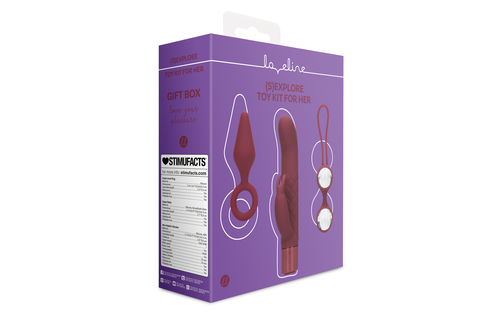 (S)Explore Toy Set Dark Cherry – Seductive Toys