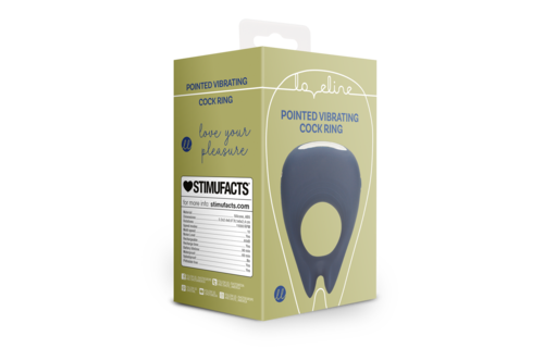 Pointed Vibrating Cock Ring Baltic Blue - Enhance Your Pleasure