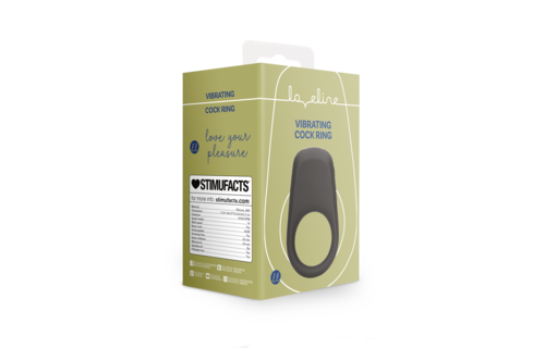 Vibrating Cock Ring - Licorice Black