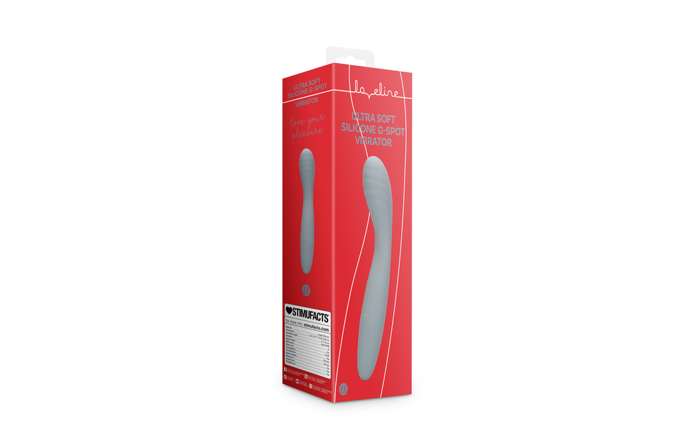 Ultra Soft Silicone G-Spot Vibrator - Basalt Grey