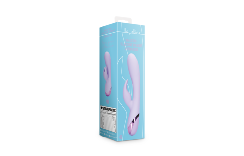 Smooth Silicone Rabbit Vibrator - Digital Lavender