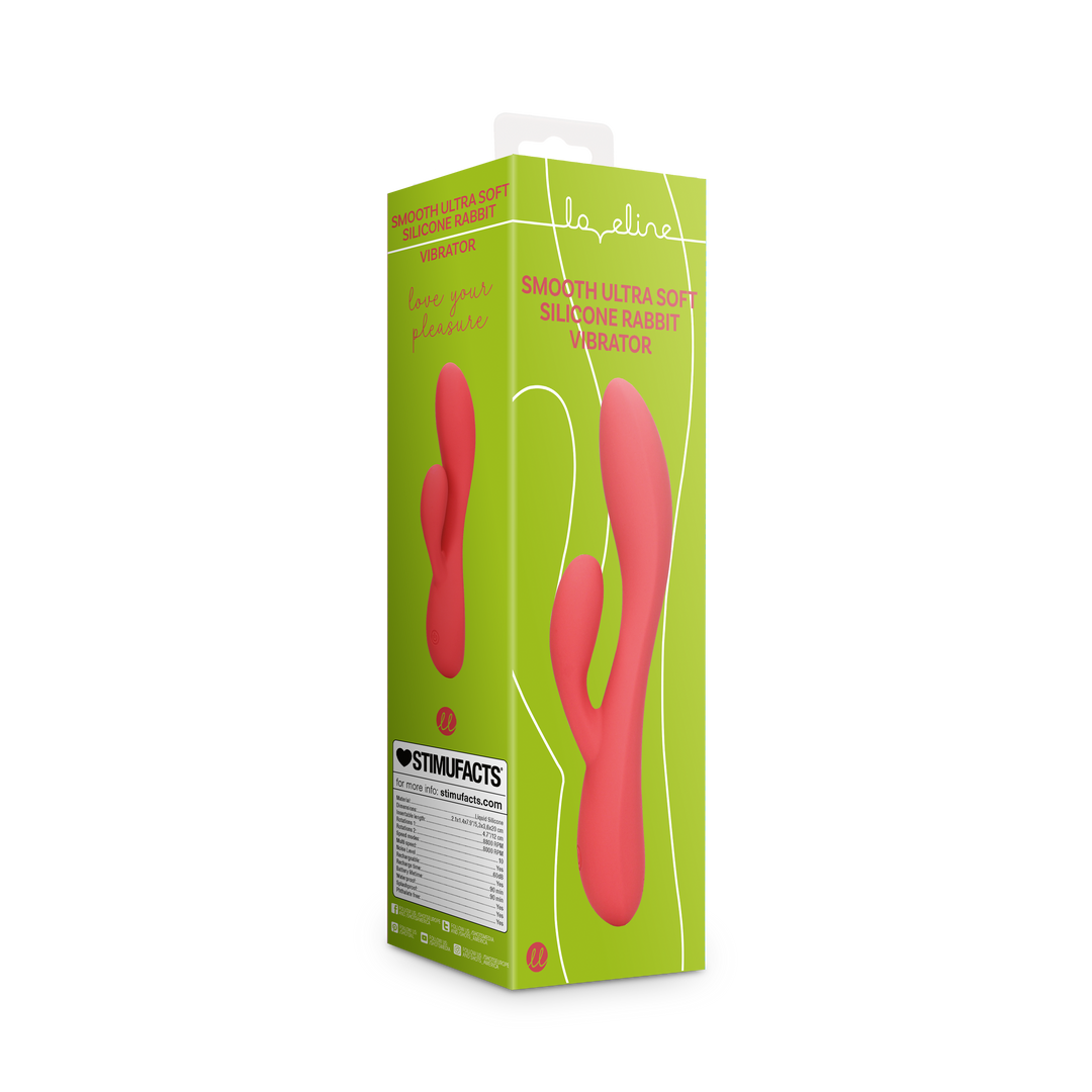 Glatter Ultra Soft Silicone Rabbit Vibrator - Astro Dust