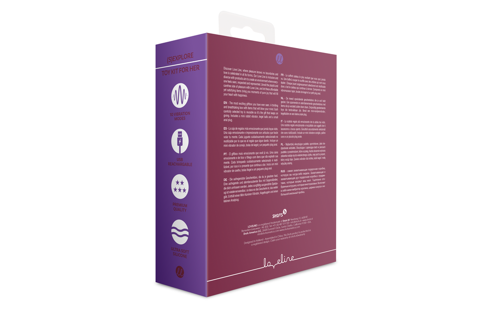 (S)Explore Toy Set Dark Cherry – Seductive Toys