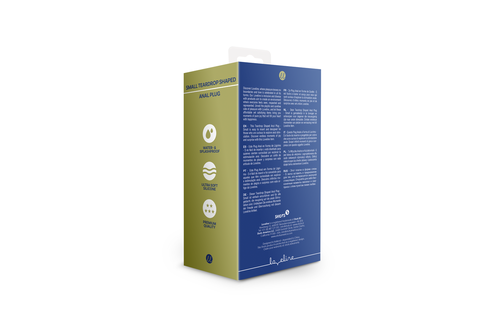 Teardrop Anaalplug - Klein - Baltisch Blauw