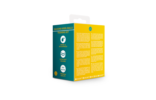 Silicone Kegel Ballen Trainingsset Geel – Loveline by Shots