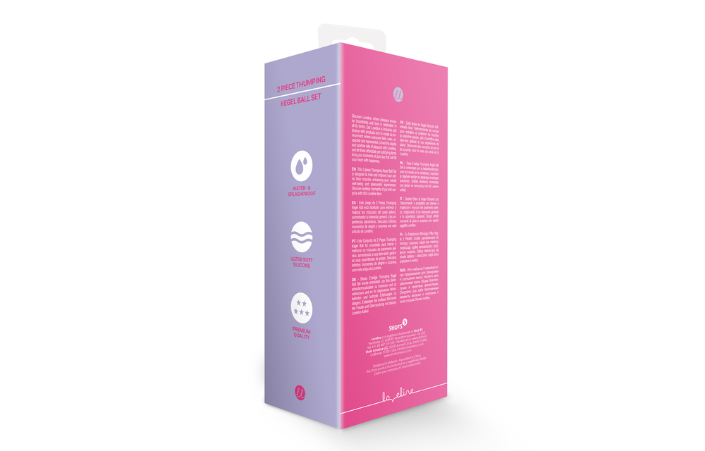 2-delige Kegel Ball Set Wilde Aardbei | Loveline Vitaliteit