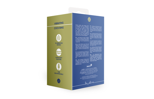 Vibrating Cock Ring - Licorice Black