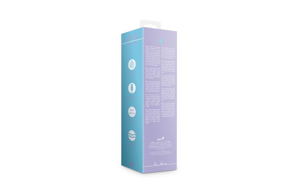 Gladde Siliconen Rabbit Vibrator - Digital Lavender