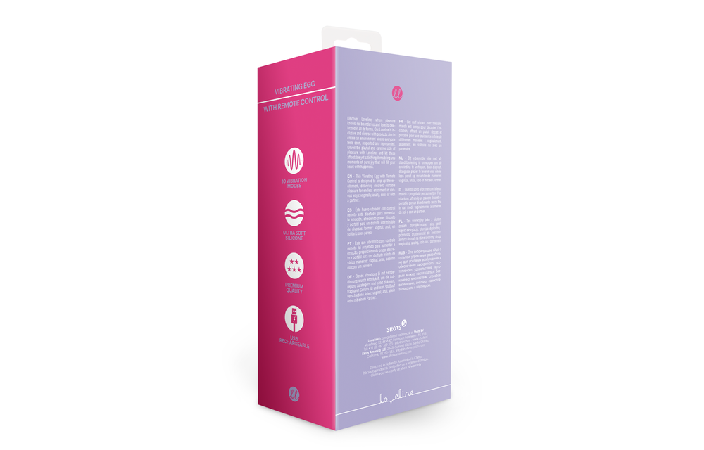 Vibrating Egg Violet Harmony - Wireless, Silent & Remote Control