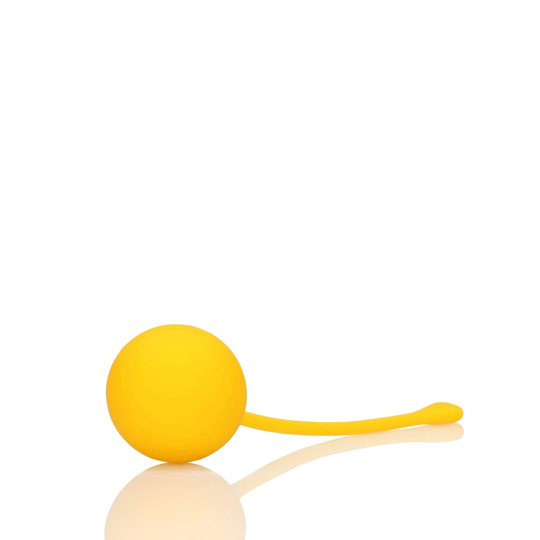 Silicone Kegel Ball Training Set Yellow – Loveline by Shots
