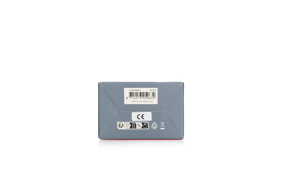 Vibrierende Masturbatorhülle Lakritz Schwarz – Intensives Vergnügen