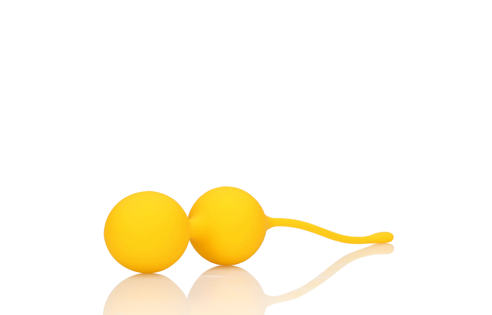 Silicone Kegel Ball Training Set Yellow – Loveline by Shots