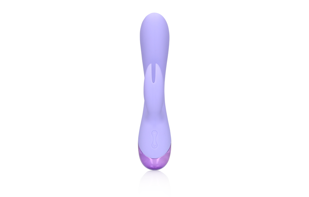 Smooth Silicone Rabbit Vibrator - Digital Lavender