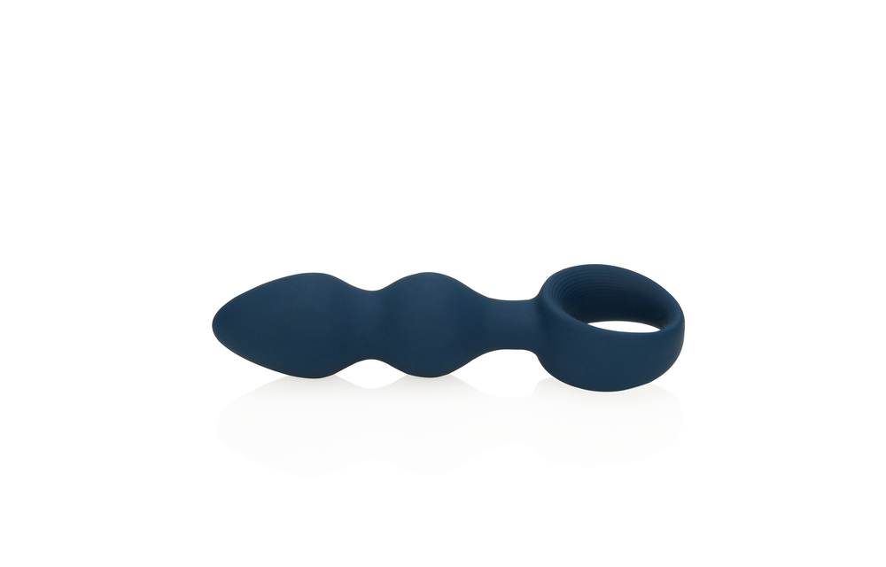 Teardrop Shaped Anal Plug - Large - Baltic Blue