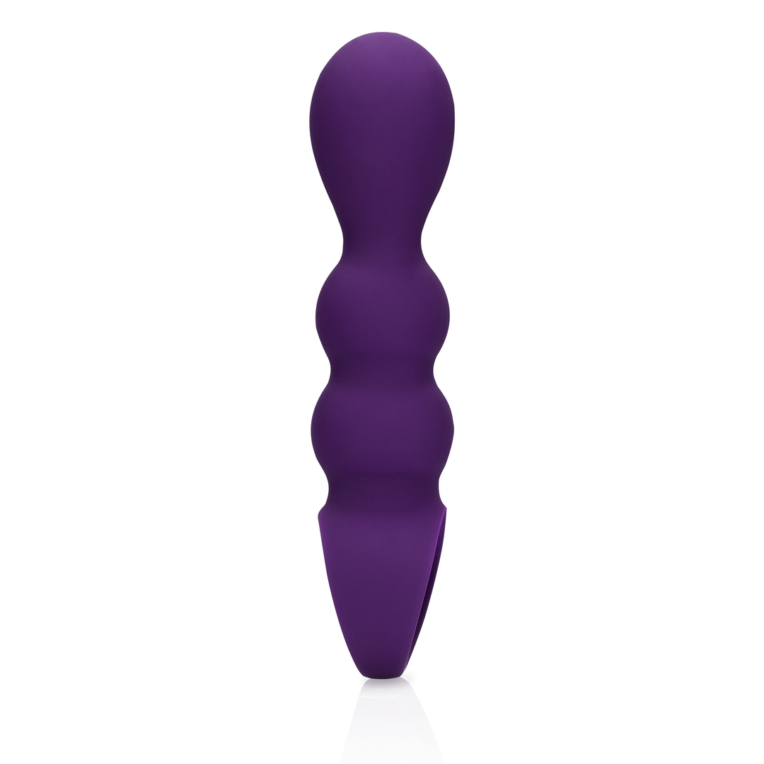 Teardrop Shaped Anal Vibrator - Klar Lila