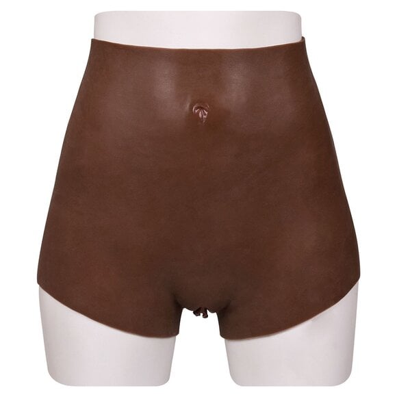 Ultrarealistisch geformte Vagina Dunkel - M